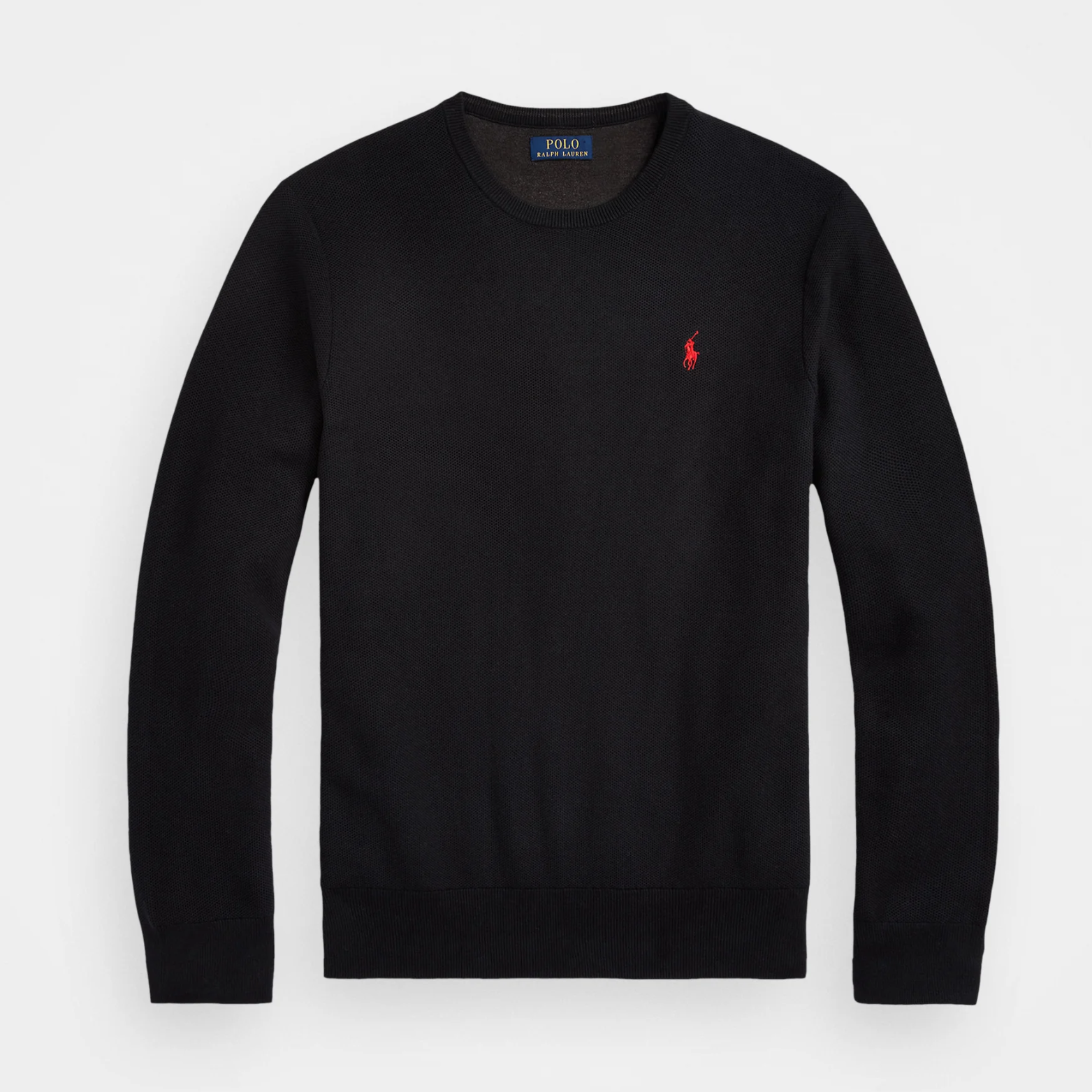 Textured Crewneck Sweater
