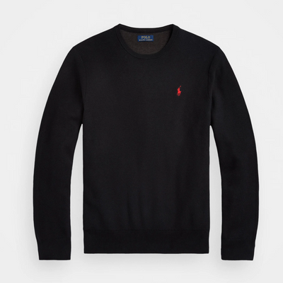 Polo Ralph Lauren TEXTURED COTTON CREWNECK SWEATER - Jumper