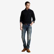 Polo Ralph Lauren TEXTURED COTTON CREWNECK SWEATER - Jumper