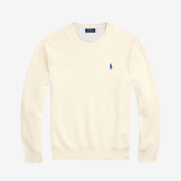 Polo Ralph Lauren TEXTURED COTTON CREWNECK SWEATER - Jumper