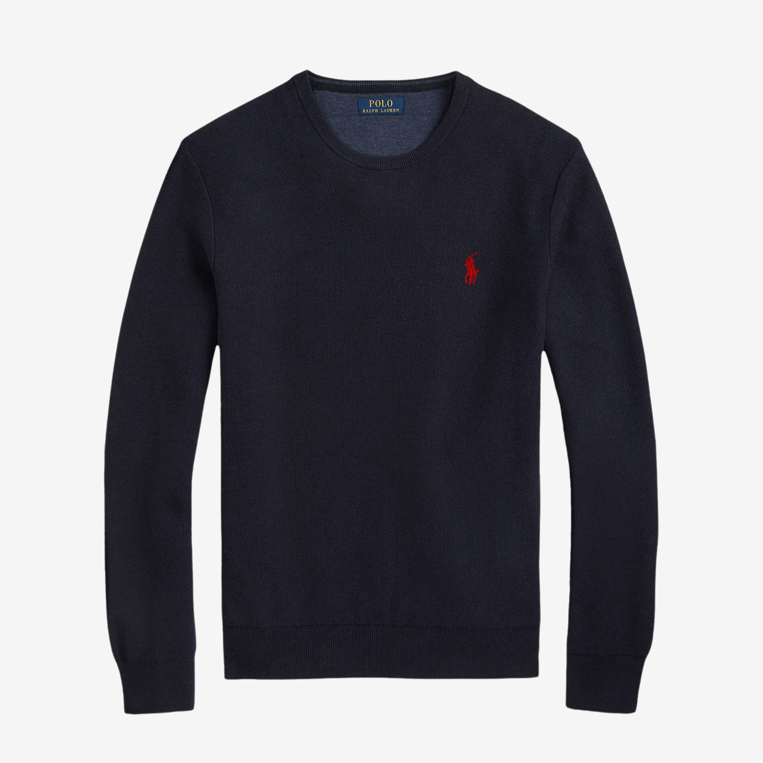 Textured Crewneck Sweater