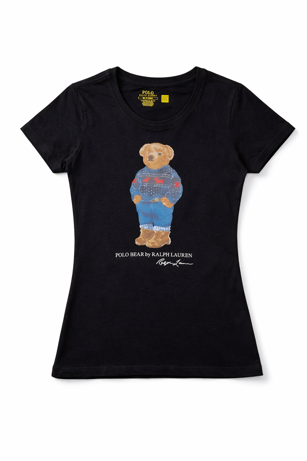 Bear graphic Cotton T-shirt