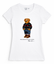 Bear graphic Cotton T-shirt