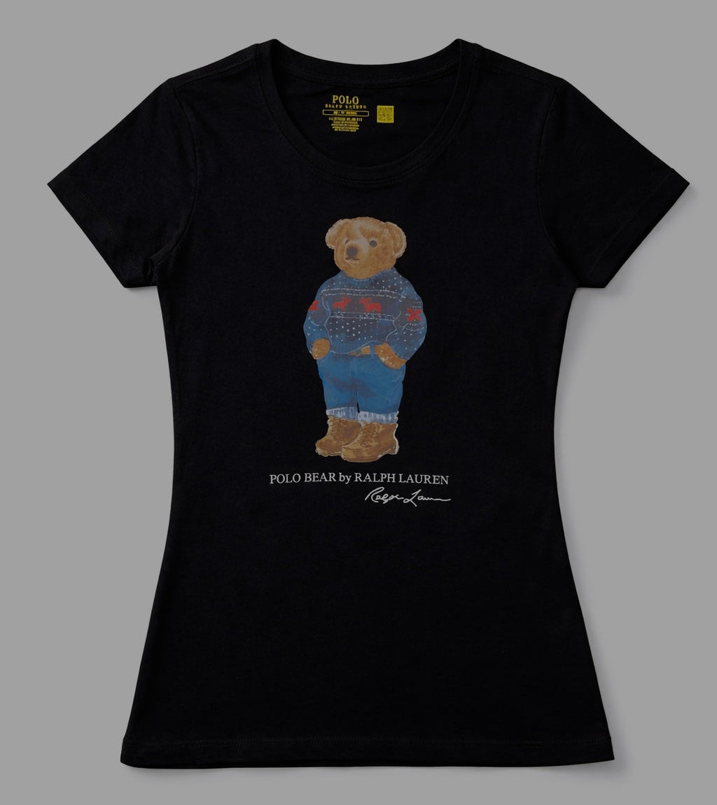 Bear graphic Cotton T-shirt