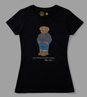 Bear graphic Cotton T-shirt