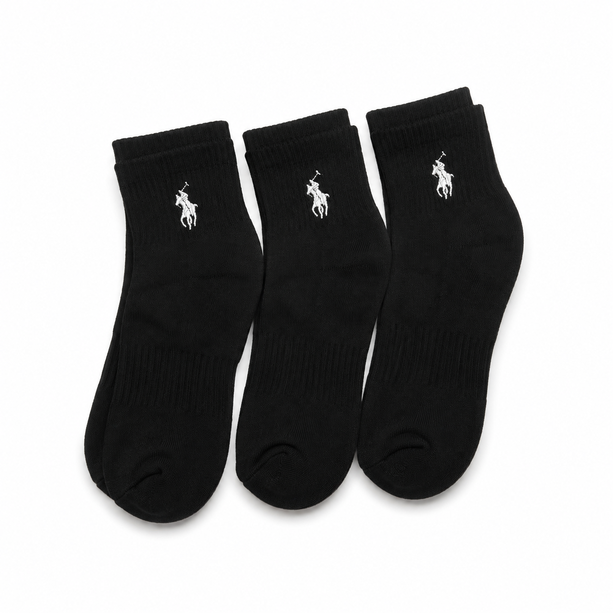 Embroidered Crew Socks – 3 Pack