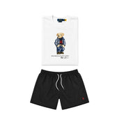 White bear t-shirt combo shorts (Unisex)