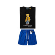 Black bear t-shirt combo shorts (Unisex)