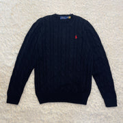 Cable-Knit Cotton Sweater
