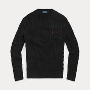 Cable-Knit Cotton Sweater