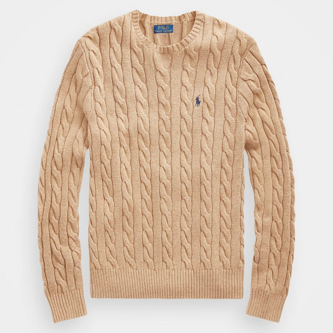 Cable-Knit Cotton Sweater