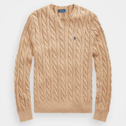 Cable-Knit Cotton Sweater