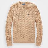 Cable-Knit Cotton Sweater