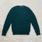Cable-Knit Cotton Sweater
