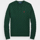 Cable-Knit Cotton Sweater