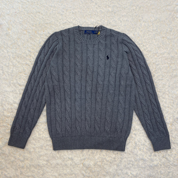 Cable-Knit Cotton Sweater