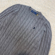 Cable-Knit Cotton Sweater