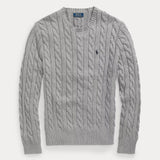 Cable-Knit Cotton Sweater
