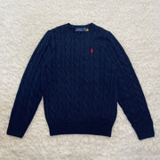 Cable-Knit Cotton Sweater