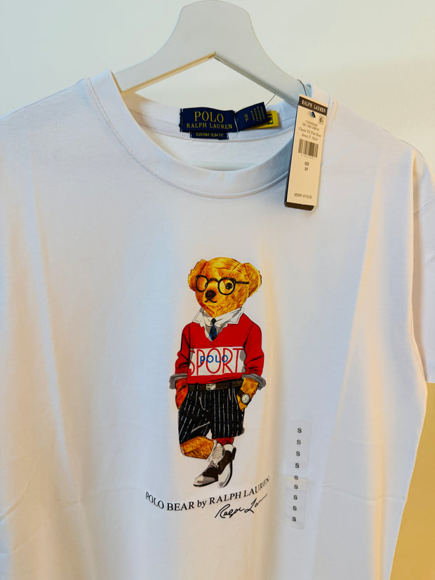 Custom Fit Polo Bear Jersey Cotton T-Shirt