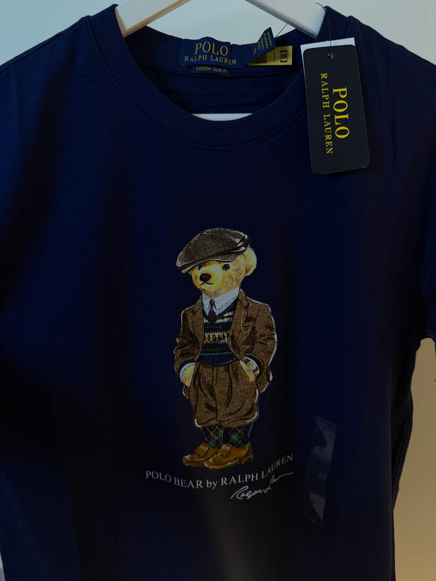Custom Fit Polo Bear Jersey Cotton T-Shirt