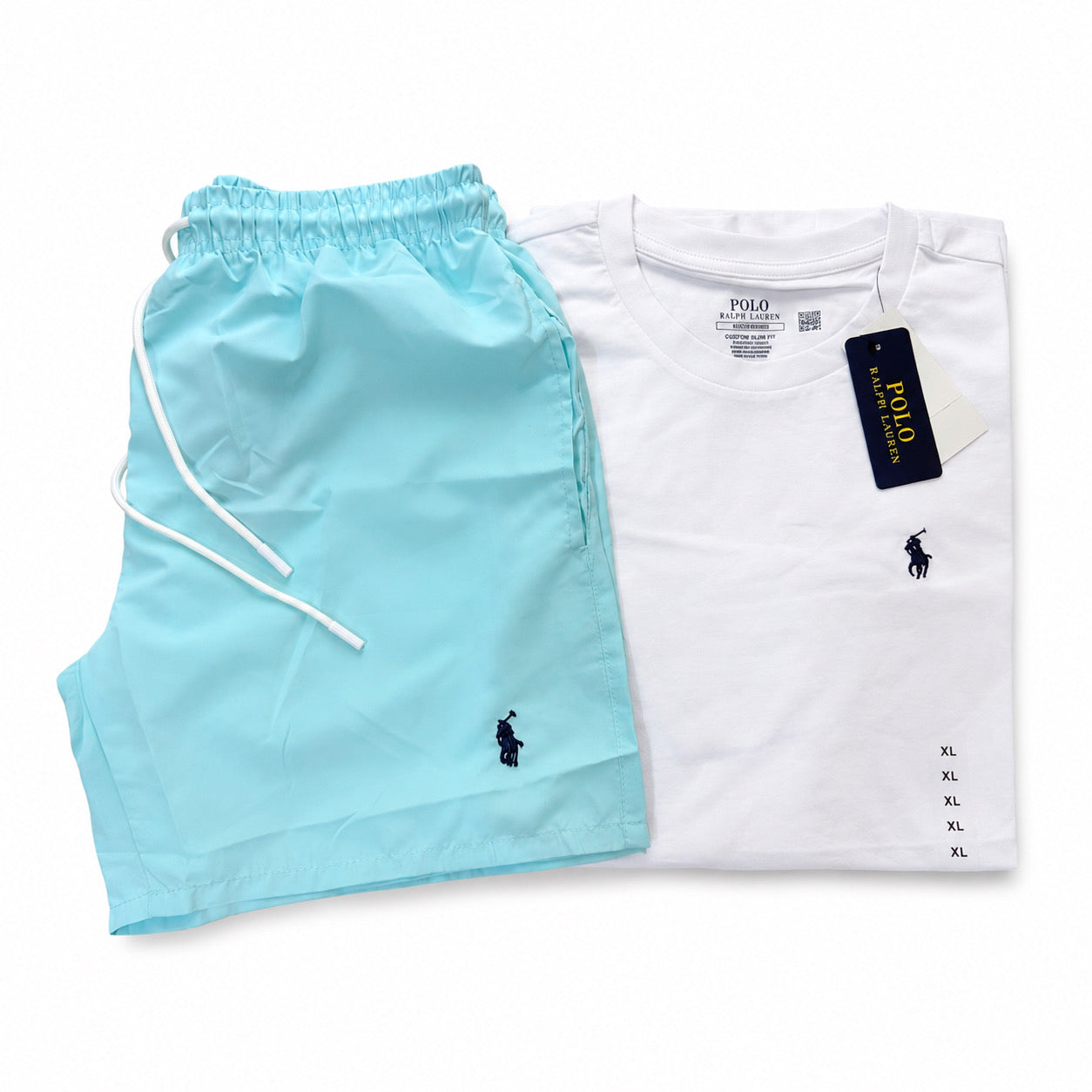 White Tee & Swim Pack (Unisex)