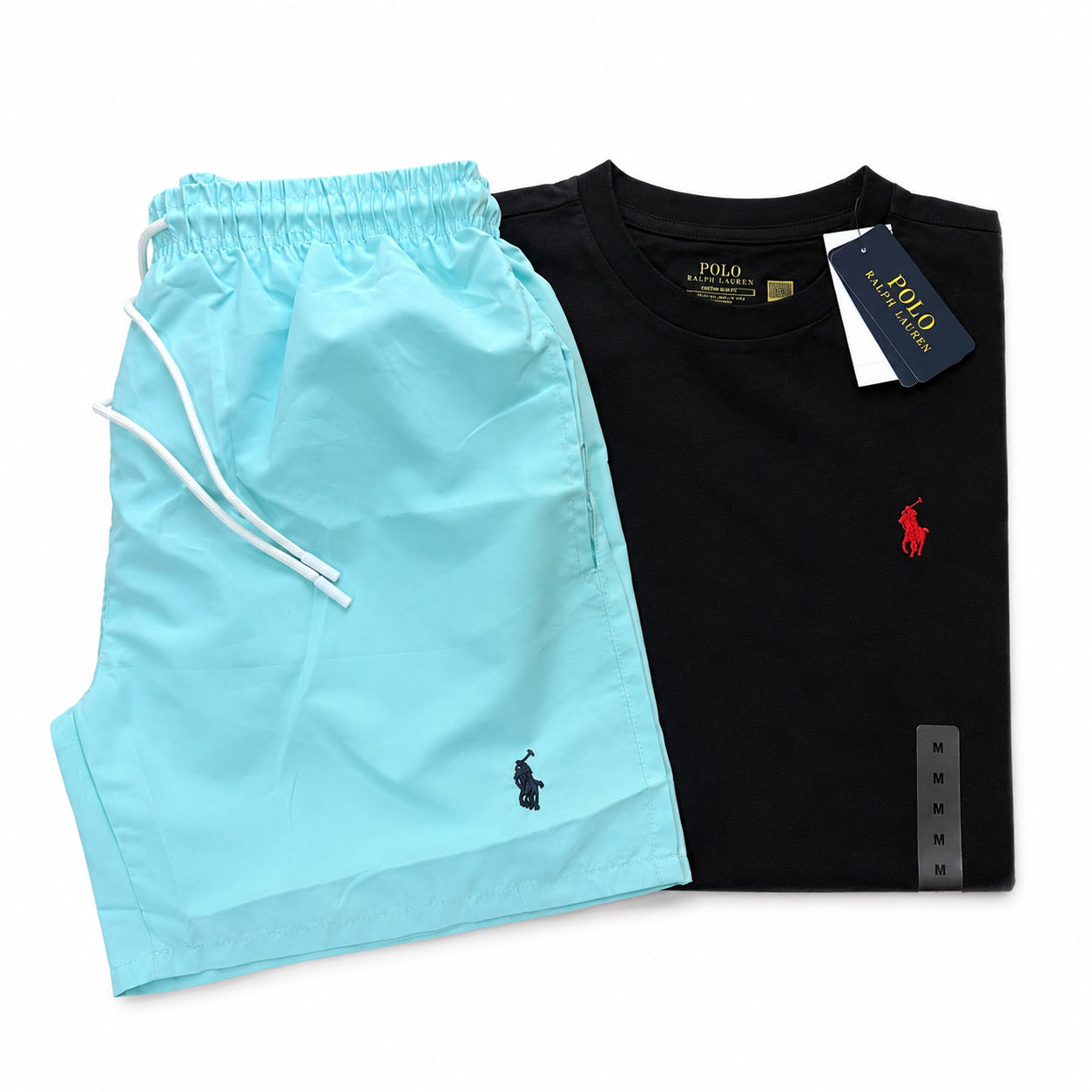 Black Tee & Swim Pack (Unisex)