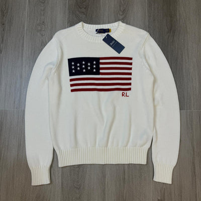 Polo Ralph Lauren Unisex The Iconic Flag Sweater