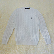 Cable-Knit Cotton Sweater