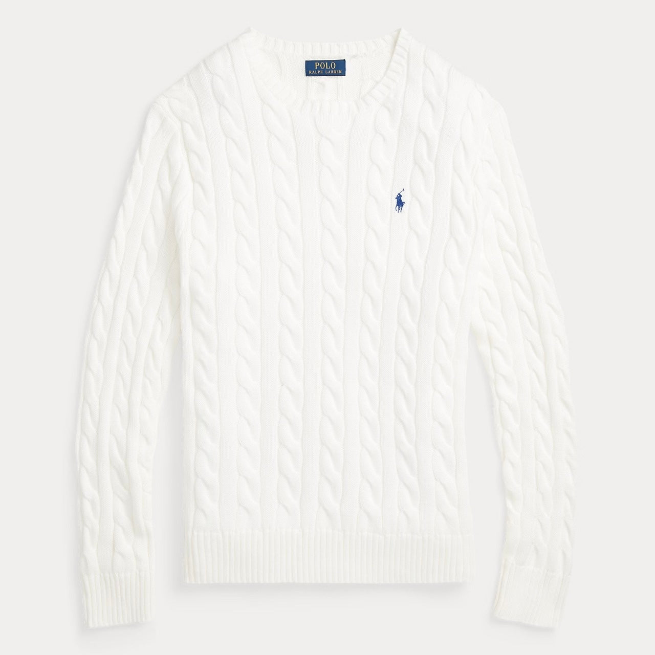 Cable-Knit Cotton Sweater