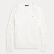 Cable-Knit Cotton Sweater
