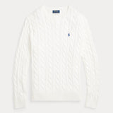 Cable-Knit Cotton Sweater